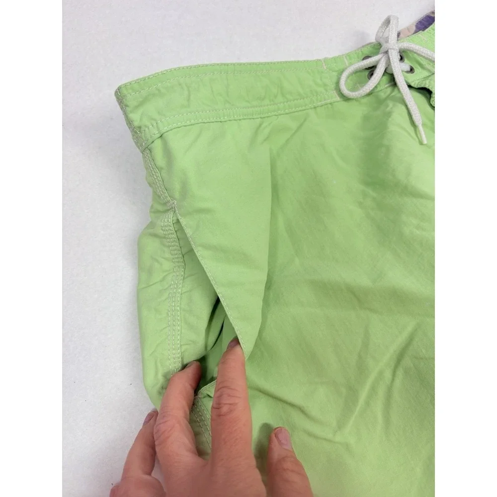 Polo Ralph Lauren‎ Mens Swim Trunks Adult Large Lime Green Mesh Lined Vintage